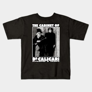 THE CABINET OF DR CALIGARI - Horror Film - Silent and Pre-Code Horror Kids T-Shirt